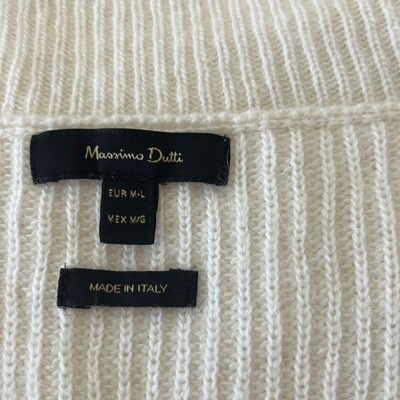 Never worn Massimo Dutti cream sweater vest in M-L - Picture 5 of 8